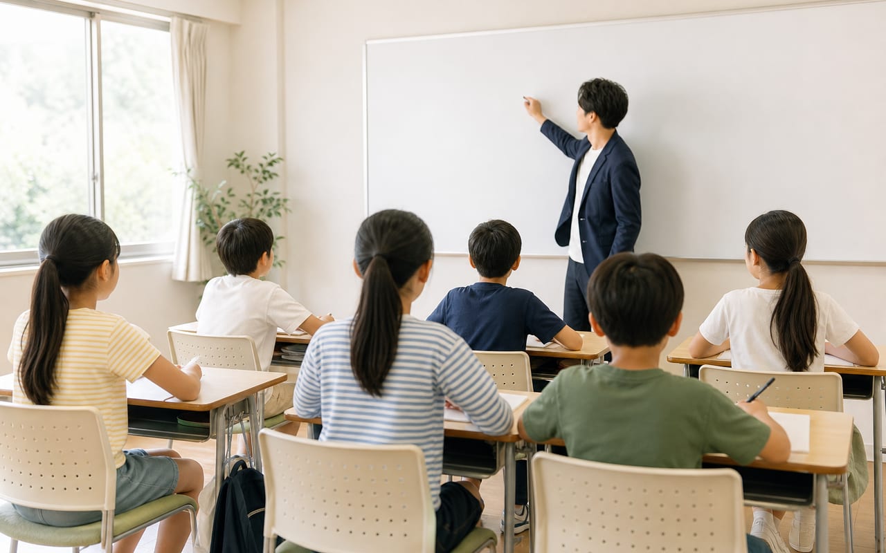 6名固定の集団授業